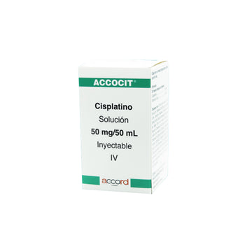 ACCOCIT Cisplatino 50 mg / 50 ml Solución Inyectable