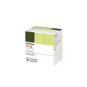 ACTILYSE 50 mg con fco amp y una cánula de conducción
