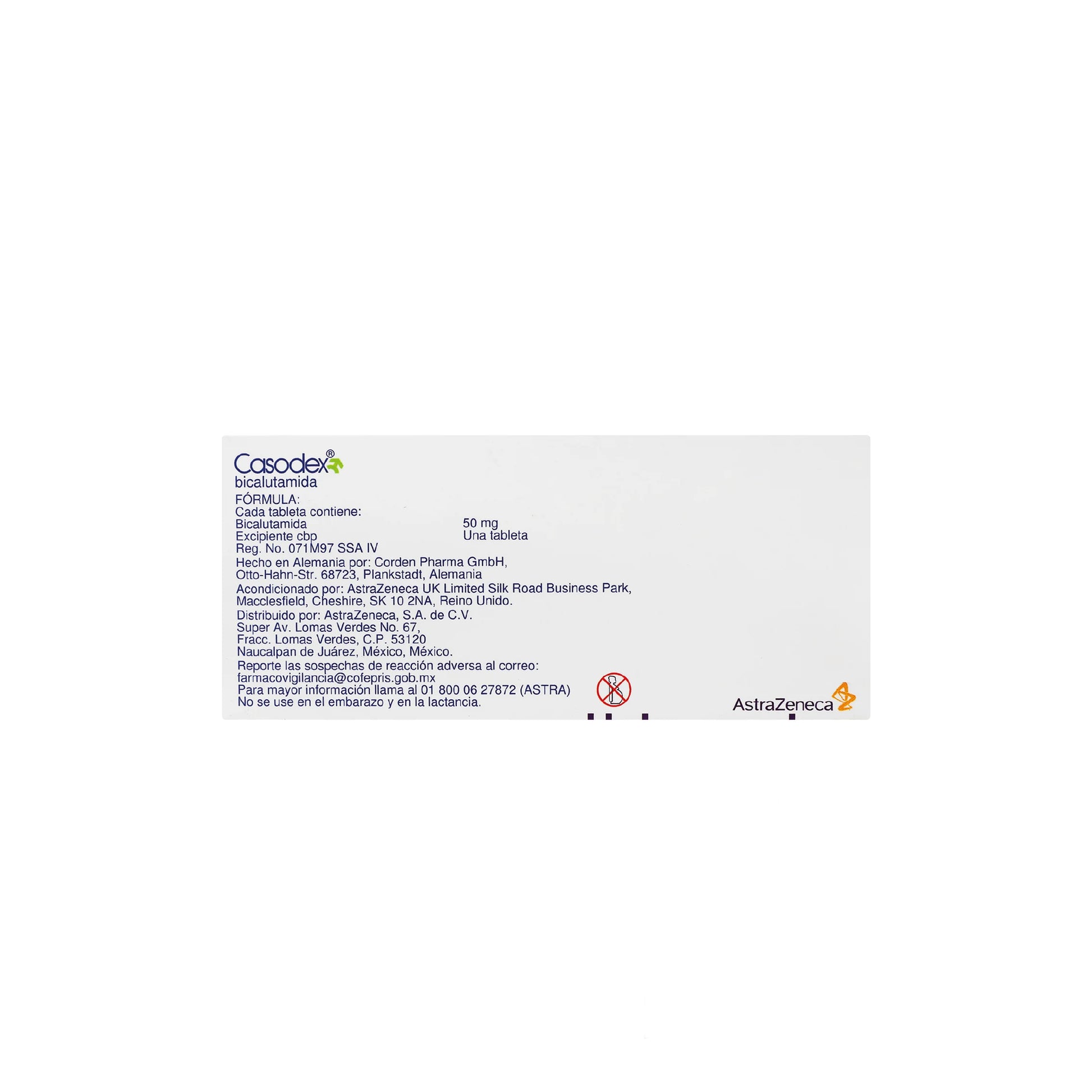 Casodex 50 mg precio México