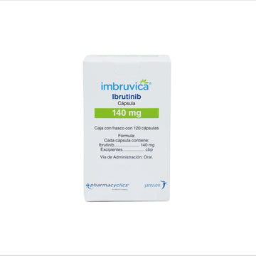IMBRUVICA 140 mg Ibrutinib | Tratamiento para Leucemia y Linfoma | Farmacias Macross