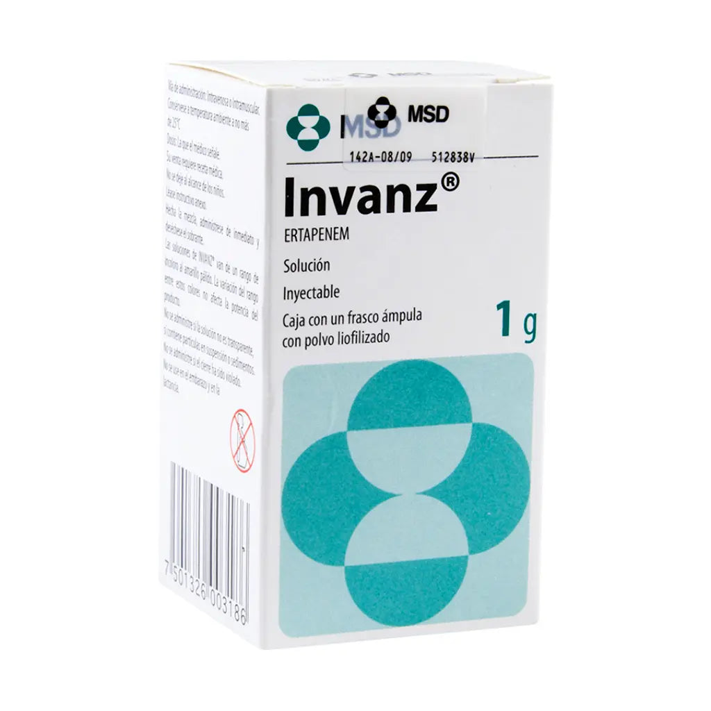 Invanz 1 g precio México